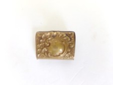 ANTIQUE TURN OF THE CENTURY BRASS ENGRAVED VESTA picture