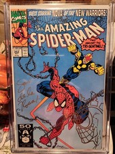 The Amazing Spider-Man #352 Sam De La Rosa Sketch & Auto On Cover With C of A π picture
