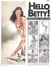 Hello Betty Portfolio Art by Terry Twigg  6 Prints S. Q. Productions 1992 picture