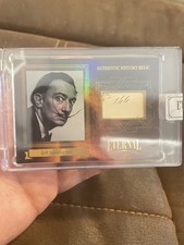 RARE🔥 2024 Eternal Cut Celebrities Authentic History Relic Salvador Dali 87/99 picture