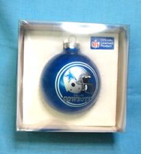 Vintage Topperscot Sports Collector Series Dallas Cowboys Glass Ornament 1992 picture