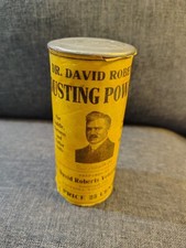 Vintage Dr. David Roberts Dusting Powder Horses Waukesha WI UNOPENED picture