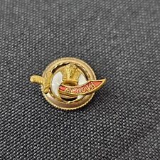 Antioch Masonic Shrine Gold Lapel Hat Pin Tie Tack Collectible Shriners Sword picture