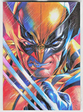 【Gold Card】GGC Studio Marvel Wolverine Artist Auto Sketch Card 1/1 【Black Light】 picture