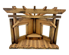 Demdaco MAMA SAYS Nativity Collection THE CRECHE Manger Kathy Fincher 2007 Wood picture