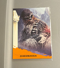 Topps 2018 Solo A Star Wars Movie Chewbacca #81 Orange /25 SP picture
