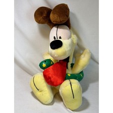 Vintage Nanco Garfield Odie Plush Stuffed Animal with Swim Inner Tube 15 Inch picture