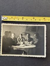 WW2 Original German Officers At The Dinner Table picture