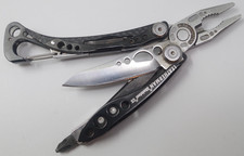 Black Leatherman Skeletool CX Carbon Fiber Multi-Tool Pocket Knife - TSA Auction picture