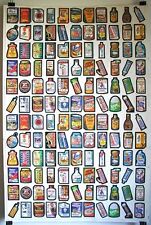 Topps Wacky Packages 1979 Mint Uncut Sheet 132 Stickers 2 Complete Sets  picture