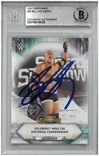 Bill Goldberg Signed Autograph Slabbed 2021 WWE Topps Card Beckett Who's Next picture
