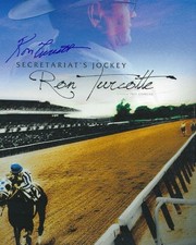 RON TURCOTTE Signed 8 x 10 Photo Signed REPRINT Horse Racing S REPRINT Variant W picture