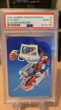1985 Hasbro Transformers #4 Ratchet PSA 10 picture