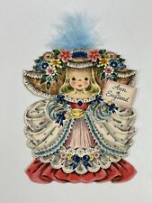 1949 Vintage Hallmark Card Dolls Of The Nations Ann of England No 24 picture