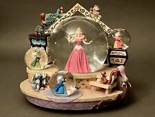 Disney Sleeping Beauty Musical Snow Globe W/ Multi Globes Fairy Godmothers picture