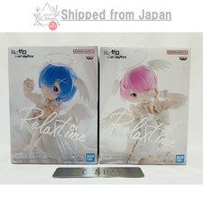 Re:Zero Relax time Rem Ram Sweet Angel ver. Figure SET NEW Japan Anime Banpresto picture