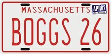 Boston Red Sox Rookie Wade Boggs 1982 License plate picture