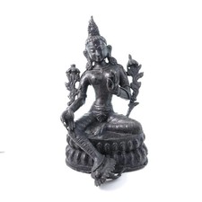18th-19th Century Tibetan Bronze Buddhist Tara Sculpture Antique Buddha picture