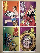 Tank Girl #1-4 complete comic series (1991) Jamie Hewlett with trading card picture