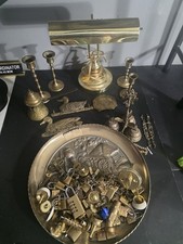Lot Of Brass Mix Items And Bras Scrap-  picture