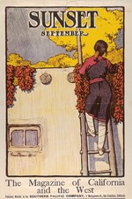 π
Sunset Magazine (1904) - Vintage California Poster 24x36β - Premium Matte picture
