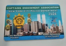 NYPD Captains PBA CEA Card 2026. Authentic. Captains Name Is Provided. picture