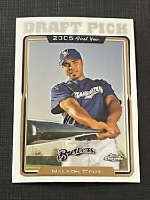 2005 Topps Chrome Update #UH210 Nelson Cruz Rookie Card RC Milwaukee Brewers picture