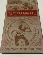 The ARIDOR Co Cappy Canning Jar Metal Lids Caps Anthropomorphic Vtg Matchbook picture