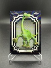 2024 Topps Chrome Disney Arlo Black Refractor /10 #164 The Good Dinosaur picture