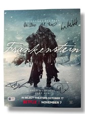 Frankenstein Cast 11x14 Signed Photo ACG Certified picture