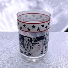 Vintage 1971 Libbey Apollo Series Apollo 14 10 Ounce Glass Tumbler picture