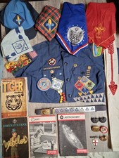 Vintage Boy Scouts Of America Memorabilia lot 139 Pieces 80's-90's picture