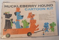 1960 Hanna Barbera Huckleberry Hound Yogi Boo Boo Colorforms Cartoon Kit NICE picture