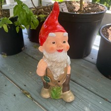 Vintage Heissner 942 Garden Gnome 10.5
