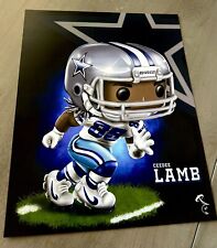 CeeDee Lamb Dallas Cowboys NFL  funko Style print picture