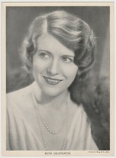 Ruth Chatterton 1931 Woman's Way Film Stars Large 7x9.75 Trading Card Insert picture