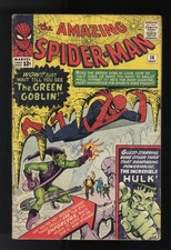 Amazing Spider-Man #14 VG 4.0 1st Appearance Green Goblin Marvel 1964 picture