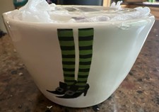 NEW-Rae Dunn Halloween WITCH'S LEGS Colorful Stoneware Measuring Cups picture