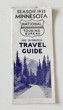 Vintage 1932 Minnesota Travel Guide Brochure National Touring Bureau Pre WWII picture