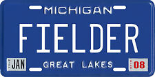 Prince Fielder Detroit Tigers Michigan License plate picture