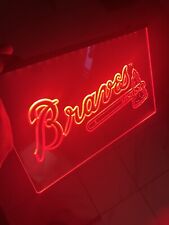 MLB ATLANTA BRAVES  LOGO LED Light Sign for Game Room,Office,Bar,Man Cave. picture