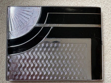 Vintage ART DECO “Evans” cigarette case with Evans Stamp in Deco Font picture