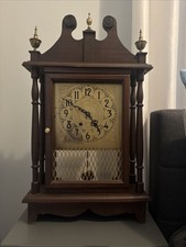 Vintage 1968 Jauch West German Mechanical Mantel/Parlor Clock – Wood Case picture