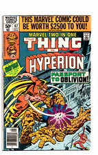 Marvel Two-In-One #67 1980 Marvel Comics Newsstand Edition picture