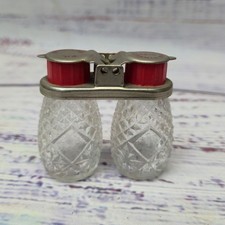 Vintage Pittsburgh, PA Beer Distributor Salt Pepper Shakers Advertising Barware picture