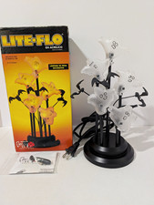 Lite-Flo Halloween Ghost Novelty Table Lamp 6-Light Plug-In 11in Poppy Vintage picture