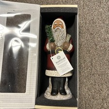 Marolin Santa Figurine Limited Edition Papermache Handpainted Red 4?3/22 New picture