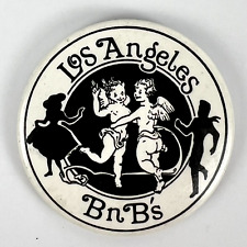 Vintage Los Angeles BnB's Pinback Button Los Angeles California Flair picture