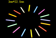 New 1pc 3X22.5mm Tube Night Luminous 25 Years Life Tube Singal Lamp Tube picture