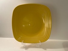Fiestaware Homer Laughlin Fiesta Sunflower Yellow Square Dinner Plate 10-3/4